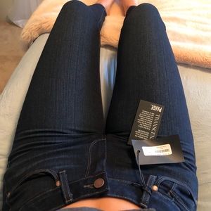 darkwash TRANSCEND jeans by PAIGE—Verdugo Ankle